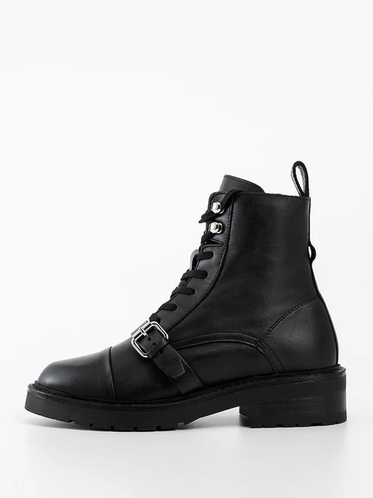 Zdjęcie produktu Botki sznurowane AllSaints czarny