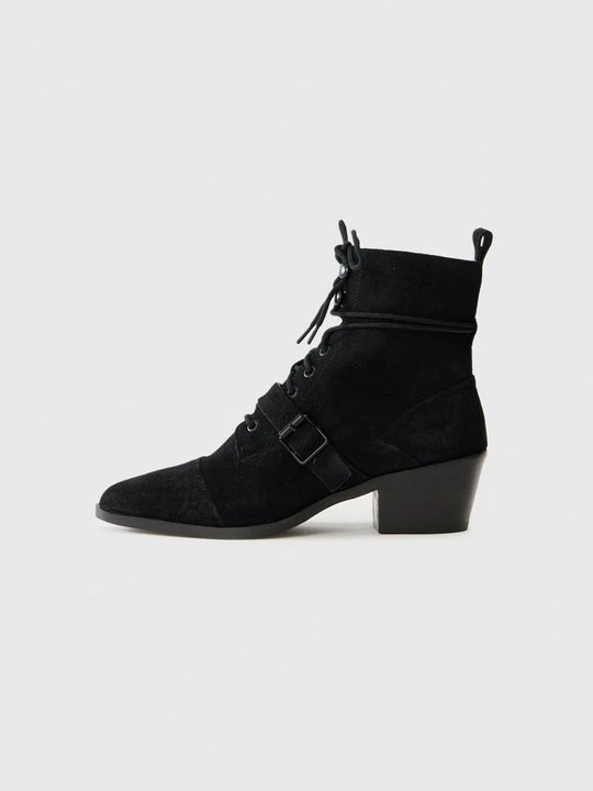Zdjęcie produktu Botki sznurowane AllSaints czarny