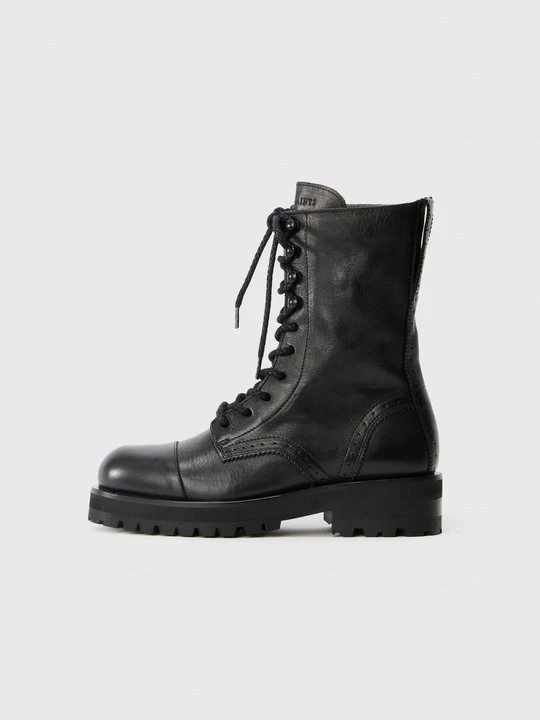 Zdjęcie produktu Botki sznurowane AllSaints czarny
