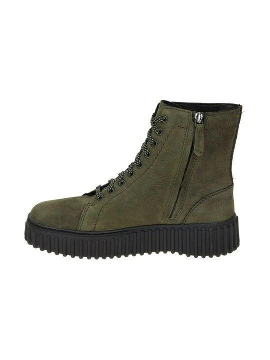 Zdjęcie produktu Botki sznurowane Clarks ciemnozielony