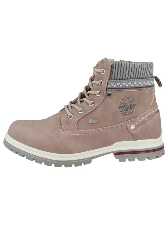 Zdjęcie produktu Botki sznurowane Dockers jasnoróżowy