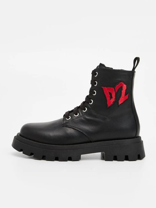 Zdjęcie produktu Botki sznurowane Dsquared2 czarny