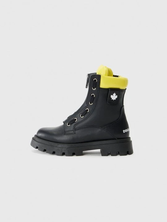 Zdjęcie produktu Botki sznurowane Dsquared2 czarny