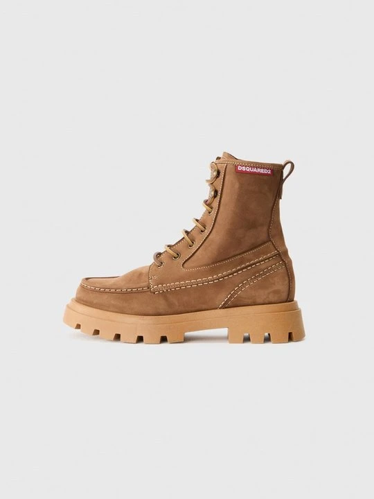 Zdjęcie produktu Botki sznurowane Dsquared2 brązowy