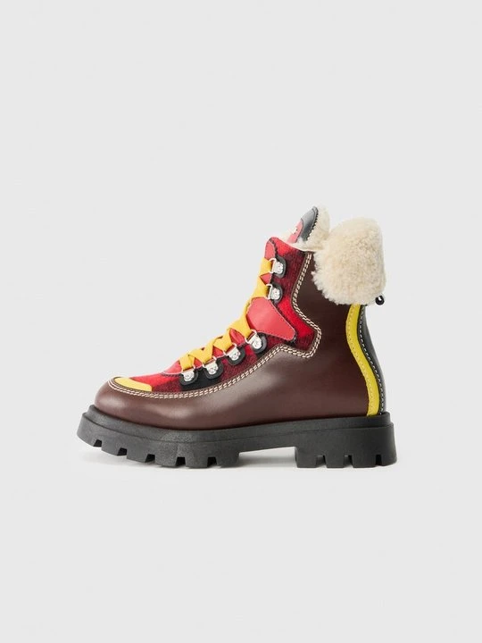Zdjęcie produktu Botki sznurowane Dsquared2 brązowy