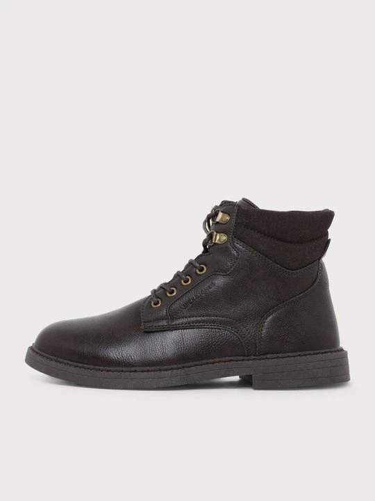 Zdjęcie produktu Botki sznurowane Jack&Jones ciemnobrązowy