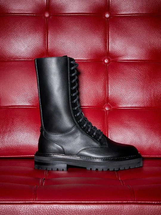 Zdjęcie produktu Botki sznurowane Jimmy Choo czarny