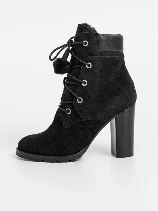 Zdjęcie produktu Botki sznurowane Jimmy Choo czarny