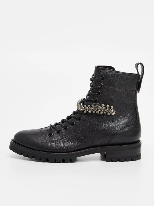 Zdjęcie produktu Botki sznurowane Jimmy Choo czarny