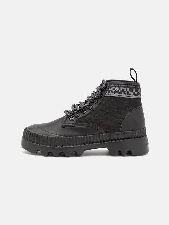 Zdjęcie produktu Botki sznurowane KARL LAGERFELD czarny