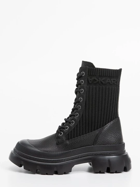 Zdjęcie produktu Botki sznurowane KARL LAGERFELD czarny