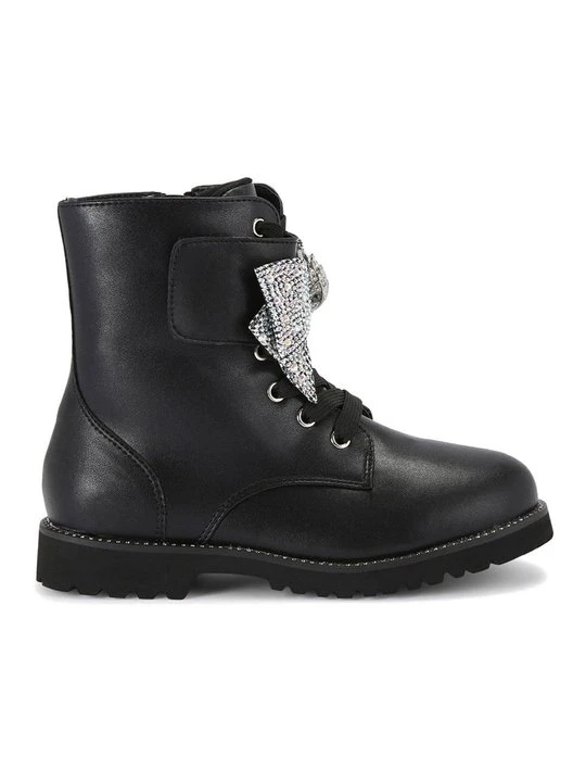Zdjęcie produktu Botki sznurowane Kurt Geiger czarny