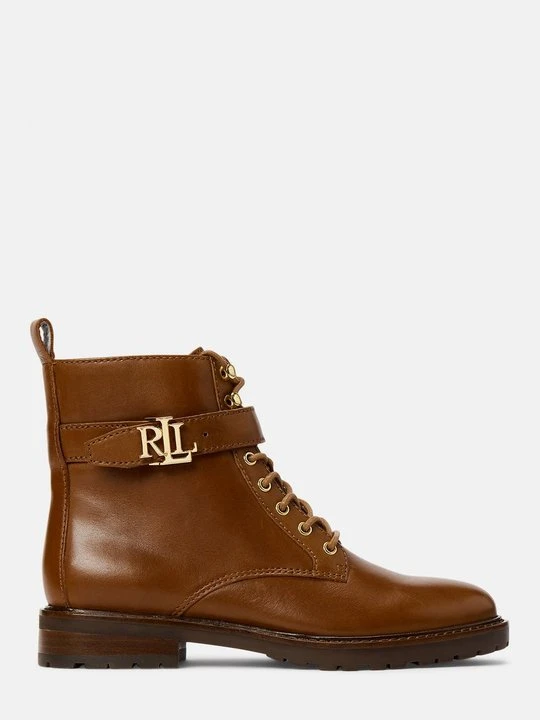 Zdjęcie produktu Botki sznurowane Lauren Ralph Lauren tan