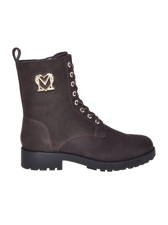 Zdjęcie produktu Botki sznurowane LOVE MOSCHINO brązowy