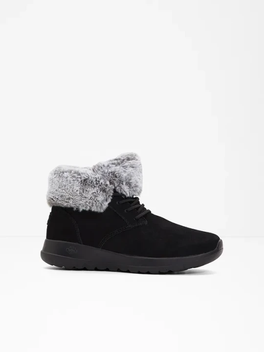 Zdjęcie produktu Botki sznurowane marki Skechers BonPrix czarny