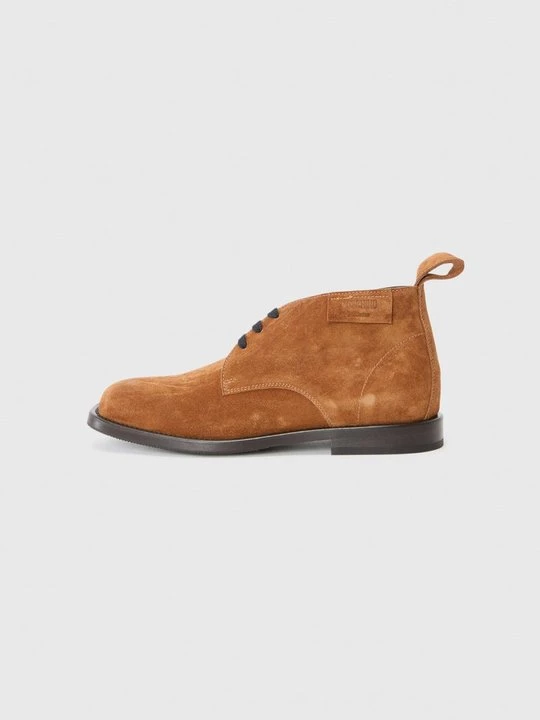 Zdjęcie produktu Botki sznurowane MOSCHINO ciemnobrązowy