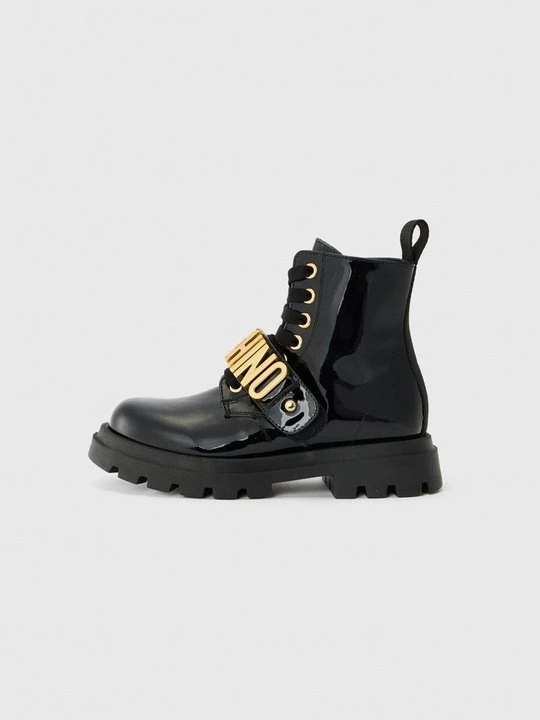 Zdjęcie produktu Botki sznurowane MOSCHINO czarny