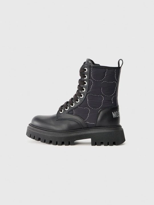 Zdjęcie produktu Botki sznurowane MOSCHINO czarny