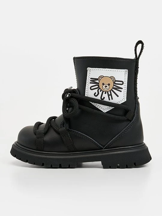 Zdjęcie produktu Botki sznurowane MOSCHINO czarny