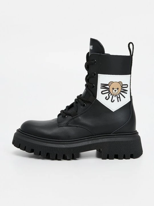 Zdjęcie produktu Botki sznurowane MOSCHINO czarny
