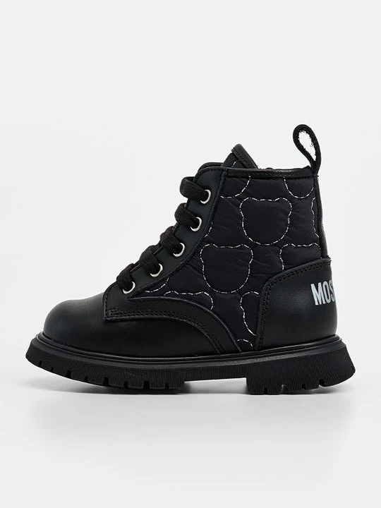Zdjęcie produktu Botki sznurowane MOSCHINO czarny