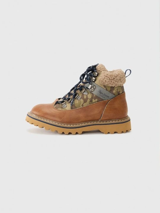 Zdjęcie produktu Botki sznurowane Pepe Jeans koniakowy