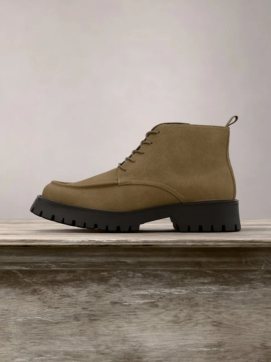Zdjęcie produktu Botki sznurowane Pier One By Zalando beżowy