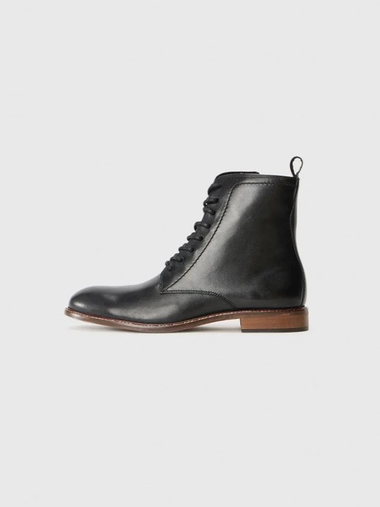 Zdjęcie produktu Botki sznurowane Pier One By Zalando czarny