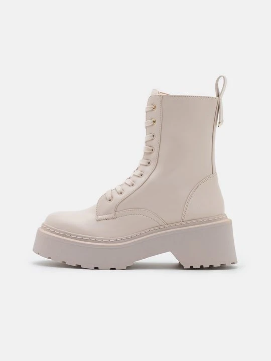 Zdjęcie produktu Botki sznurowane River Island mleczny