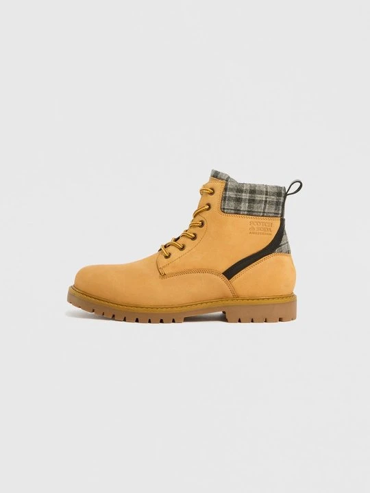 Zdjęcie produktu Botki sznurowane Scotch & Soda ochra
