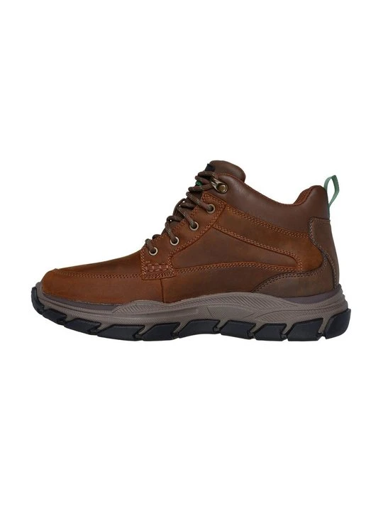 Zdjęcie produktu Botki sznurowane Skechers ciemnobrązowy