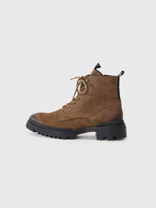 Zdjęcie produktu Botki sznurowane Steve Madden taupe