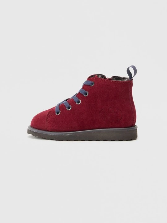 Zdjęcie produktu Botki sznurowane Superga bordowy
