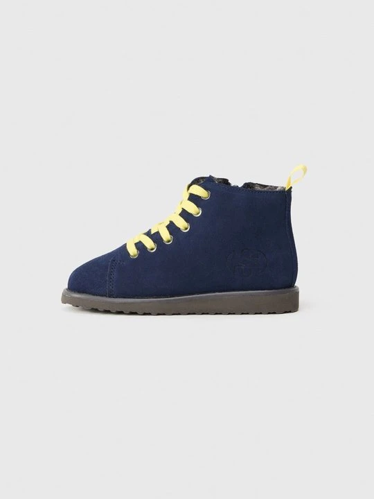 Zdjęcie produktu Botki sznurowane Superga granatowy