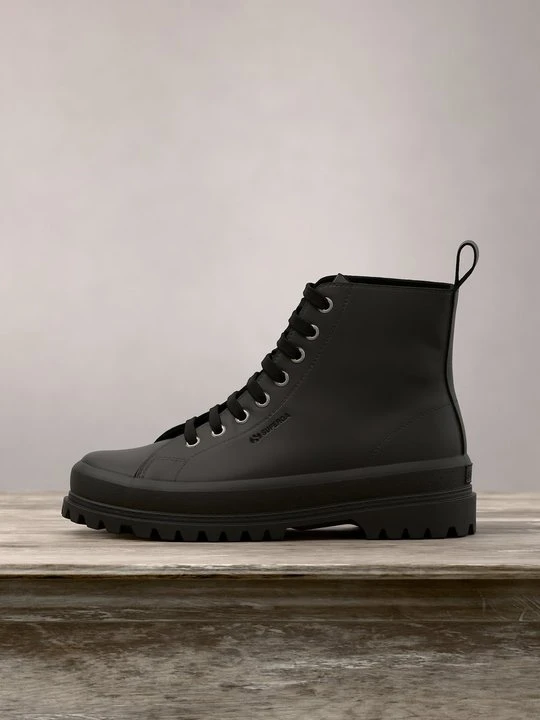 Zdjęcie produktu Botki sznurowane Superga czarny