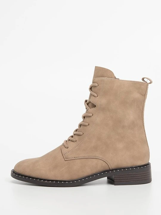 Zdjęcie produktu Botki sznurowane Tamaris taupe
