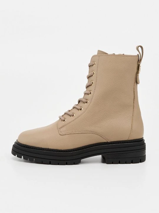 Zdjęcie produktu Botki sznurowane Tommy Hilfiger beżowy