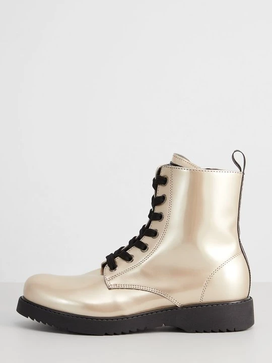 Zdjęcie produktu Botki sznurowane Tommy Hilfiger srebrny