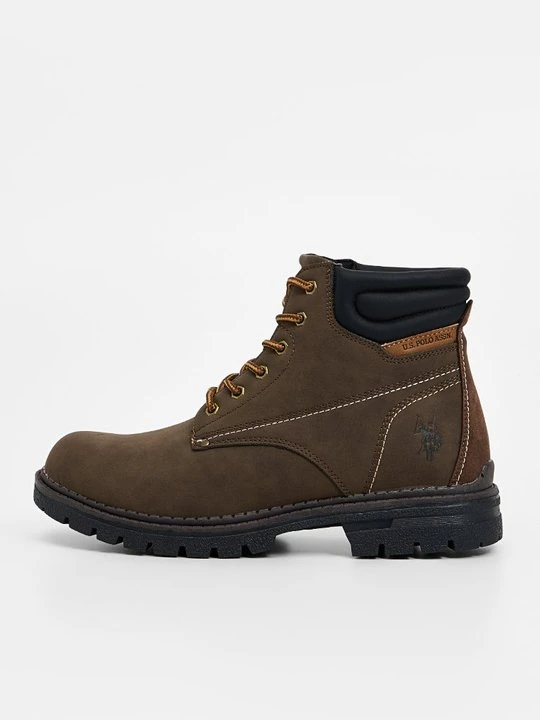 Zdjęcie produktu Botki sznurowane U.S. POLO ASSN. ciemnobrązowy