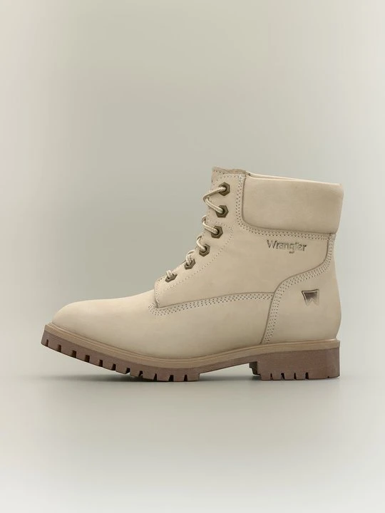 Zdjęcie produktu Botki sznurowane Wrangler beżowy
