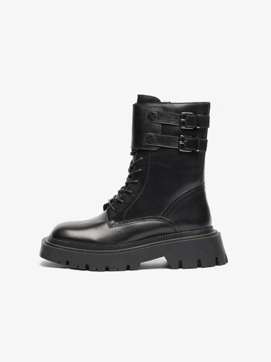 Zdjęcie produktu Botki sznurowane Zign By Zalando czarny