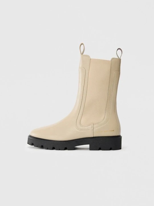 Zdjęcie produktu Botki Tommy Hilfiger beżowy