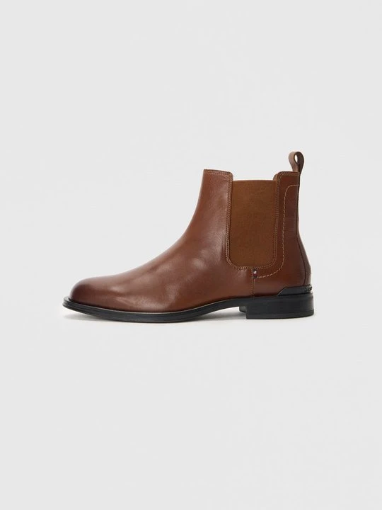 Zdjęcie produktu Botki Tommy Hilfiger koniakowy
