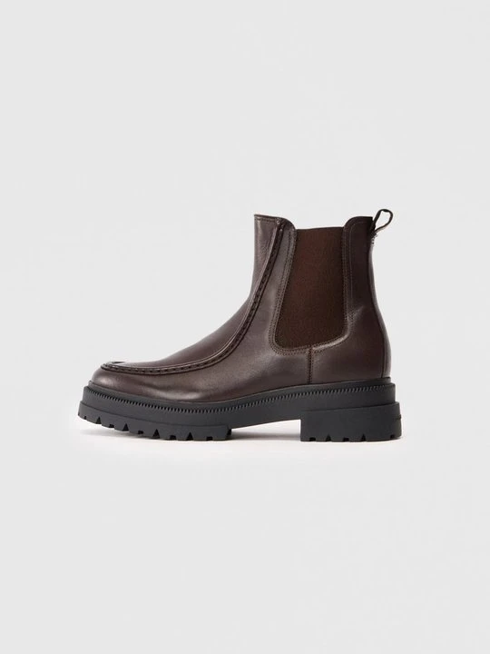 Zdjęcie produktu Botki Tommy Hilfiger brązowy