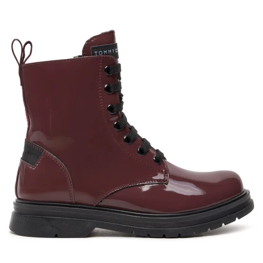 Zdjęcie produktu Botki Tommy Hilfiger T4A5-33588-0775 M Bordowy
