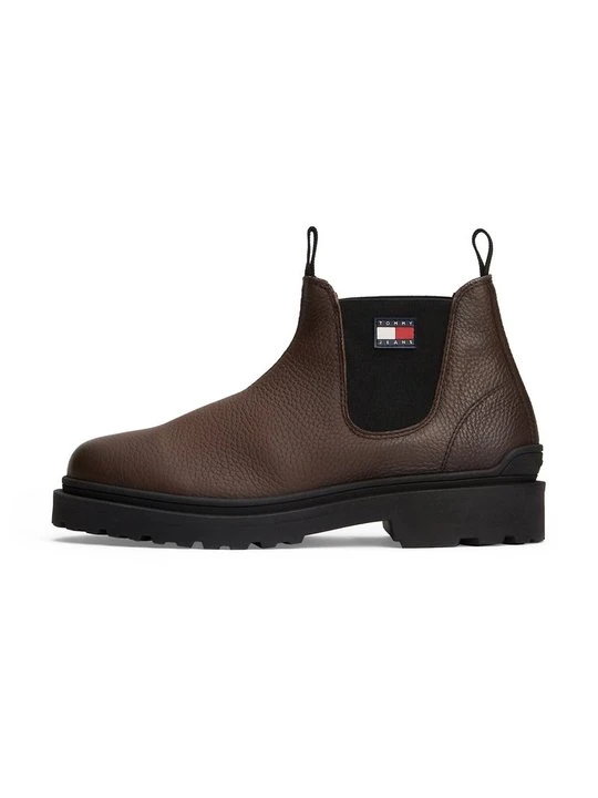 Zdjęcie produktu Botki Tommy Jeans brązowy