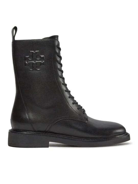 Zdjęcie produktu Botki Tory Burch Double T Combat Boot 154336 Czarny