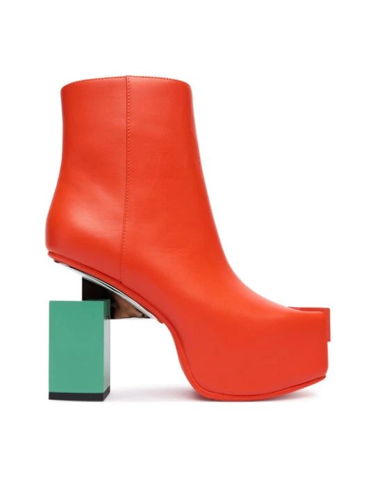 Zdjęcie produktu Botki United Nude Cubist Bootie 1094383616 Pomarańczowy