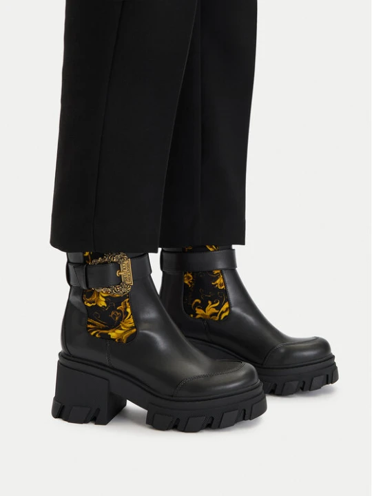 Zdjęcie produktu Botki Versace Jeans Couture 79VA3S84 Czarny