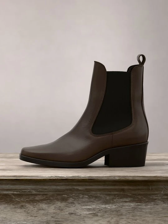 Zdjęcie produktu Botki Zign By Zalando ciemnobrązowy